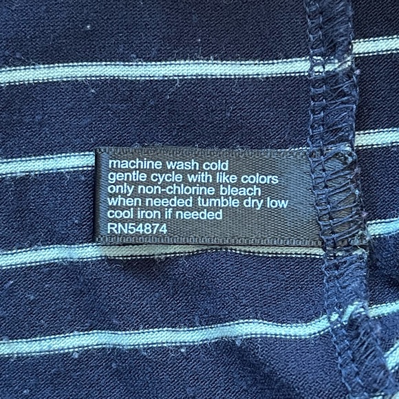 *SALE* The Limited Blue Striped Maxi Skirt in Small - Picture 4 of 7